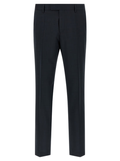 Blue Virgin Wool Two-Piece Suit