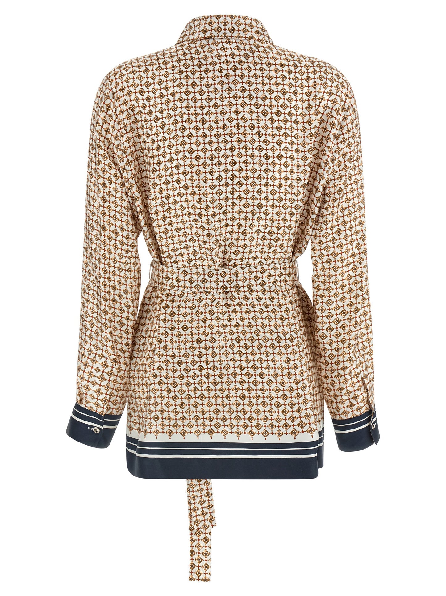 Brown Silk Blouse