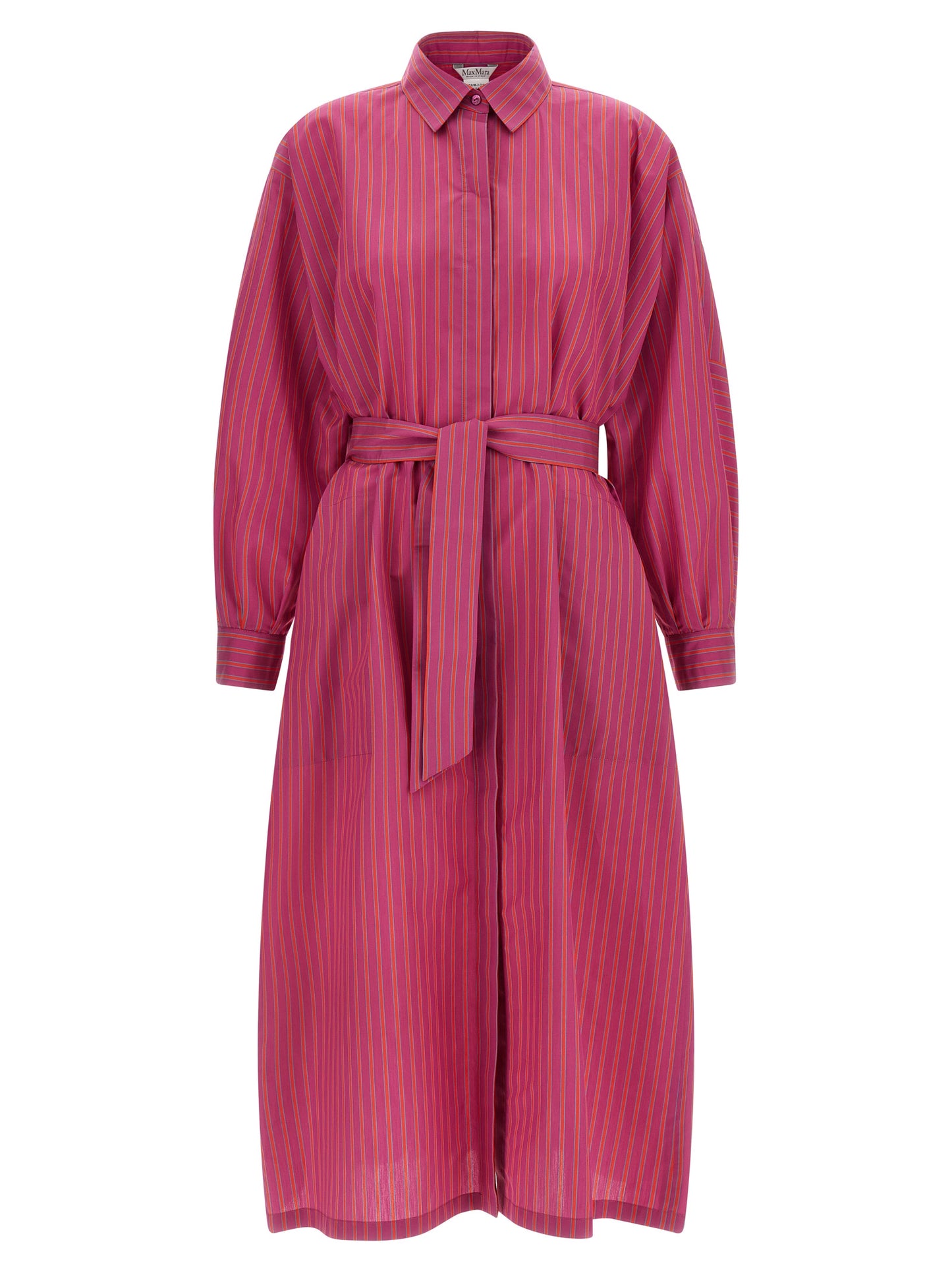 Purple Cotton Long Dress