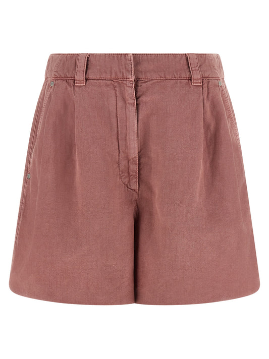 Multicolor Cotton Bermuda Shorts