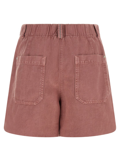 Multicolor Cotton Bermuda Shorts