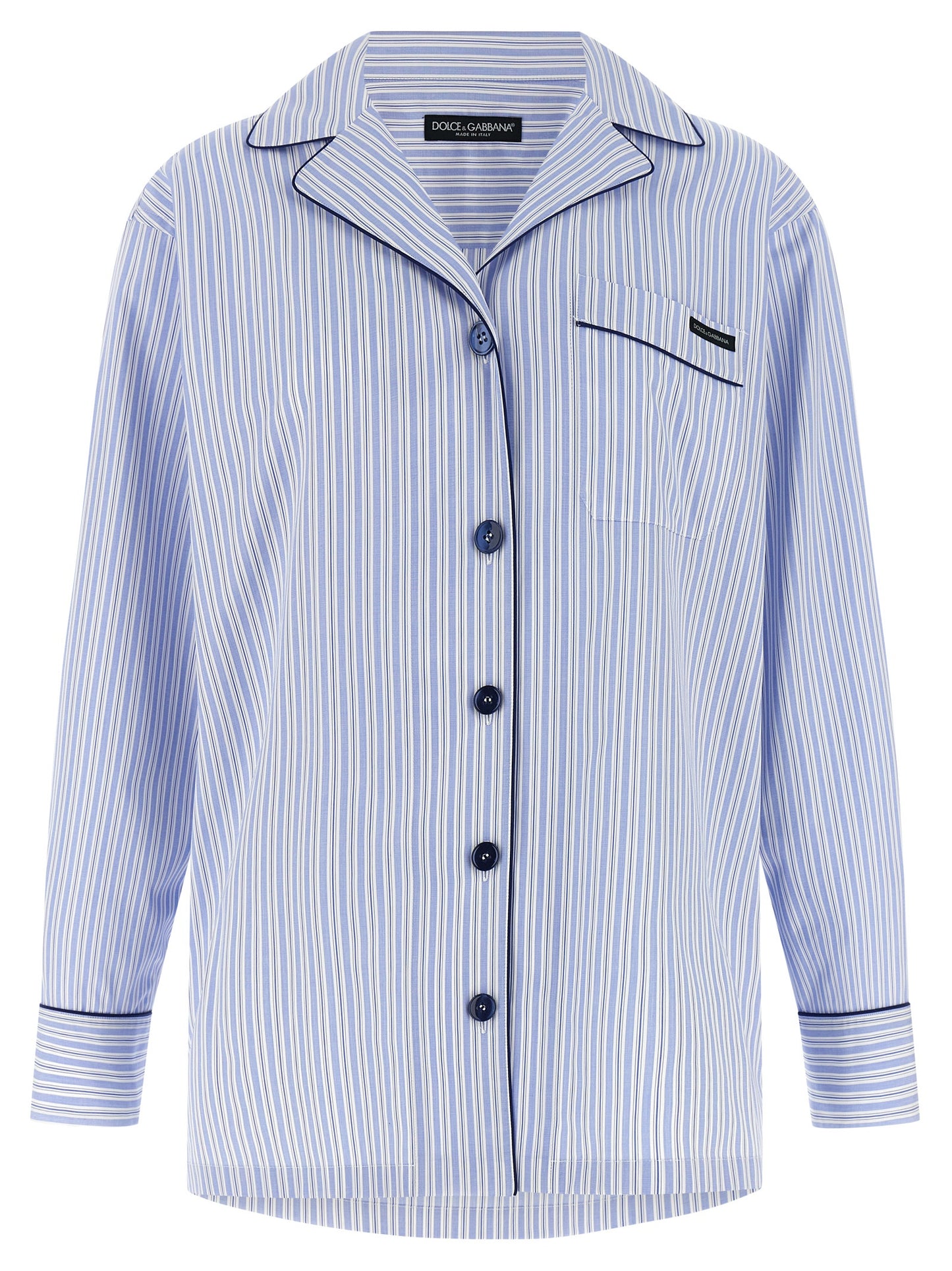 Blue Cotton Blouse