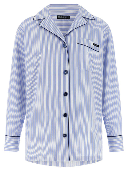Blue Cotton Blouse