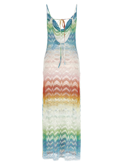Multicolor Viscose Casual Dress