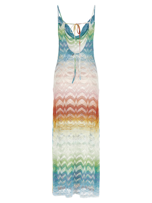 Multicolor Viscose Casual Dress