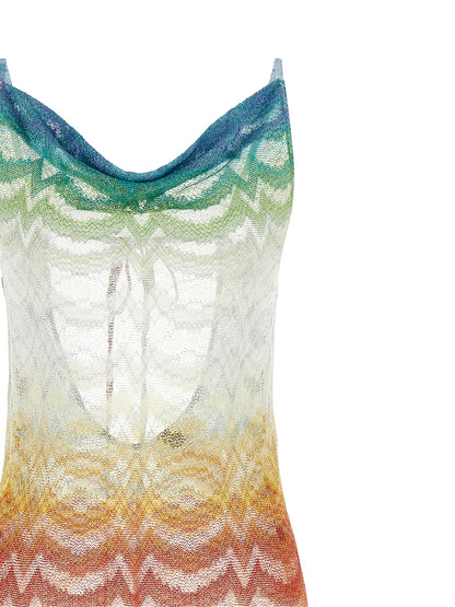Multicolor Viscose Casual Dress