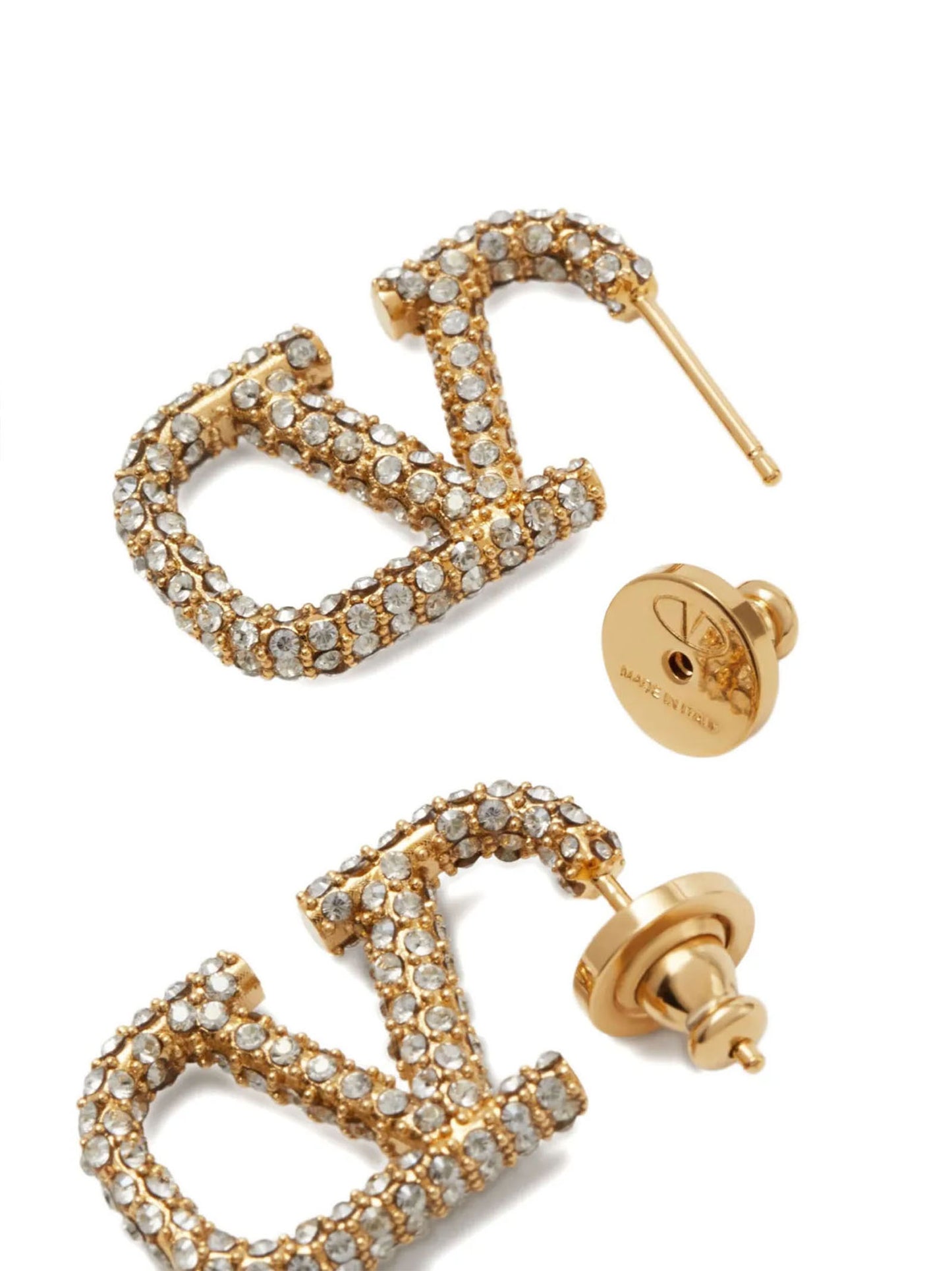 Gold Brass Earrings