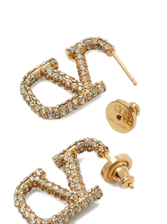 Gold Brass Earrings