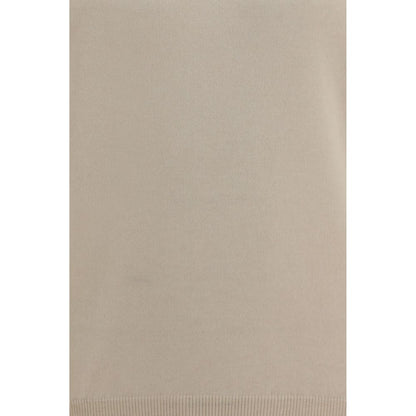 Beige Cashmere Turtleneck