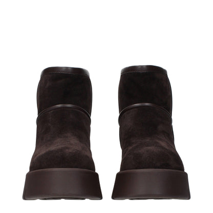 Brown Leather Ankle Boots