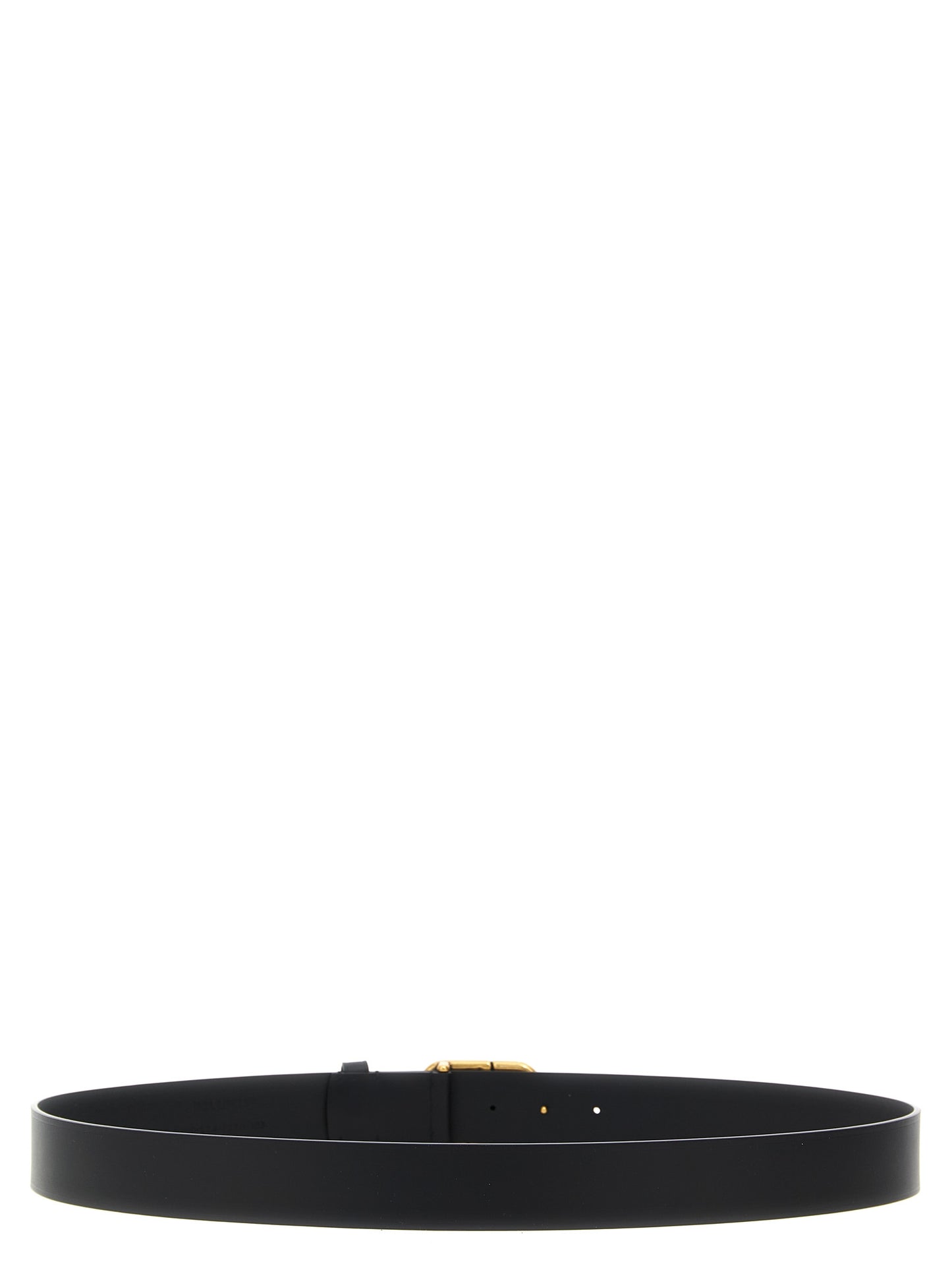Black Calfskin Regular Belt