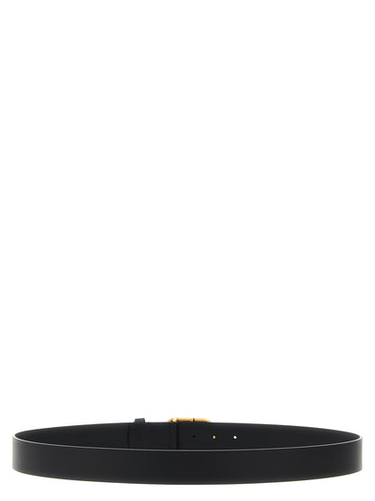 Black Calfskin Regular Belt