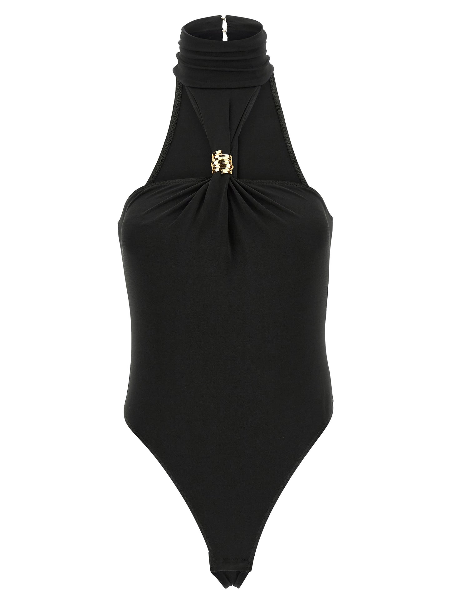 Black Viscose Bodysuit