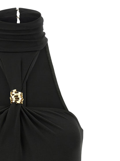 Black Viscose Bodysuit