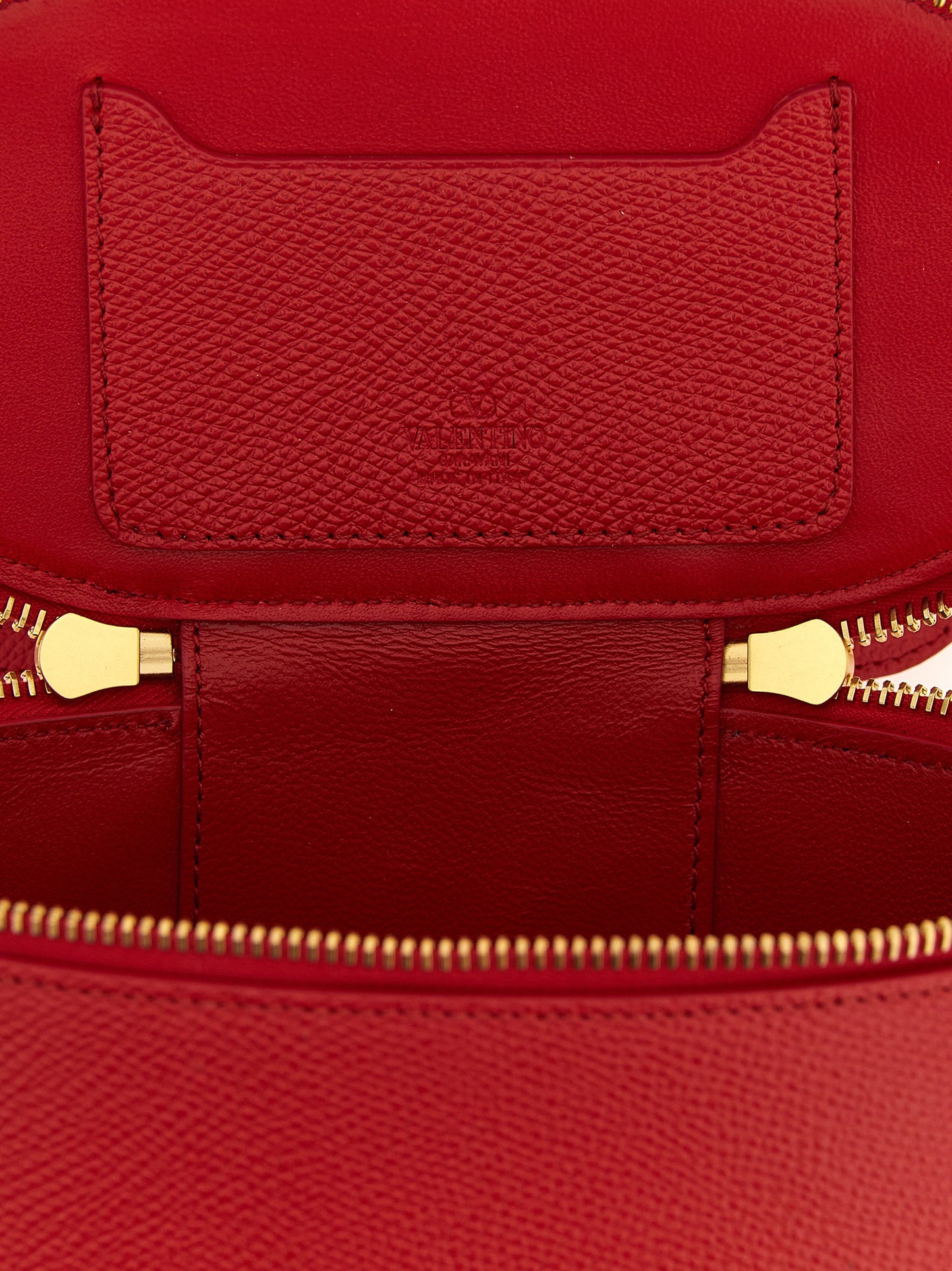 Multicolor Calfskin Crossbody Bag