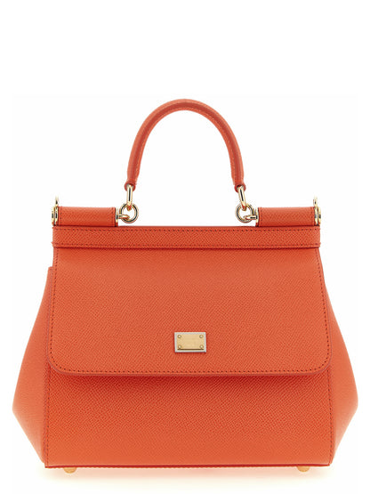 Orange Calfskin Handbag