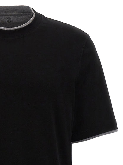 Black Cotton T-Shirt