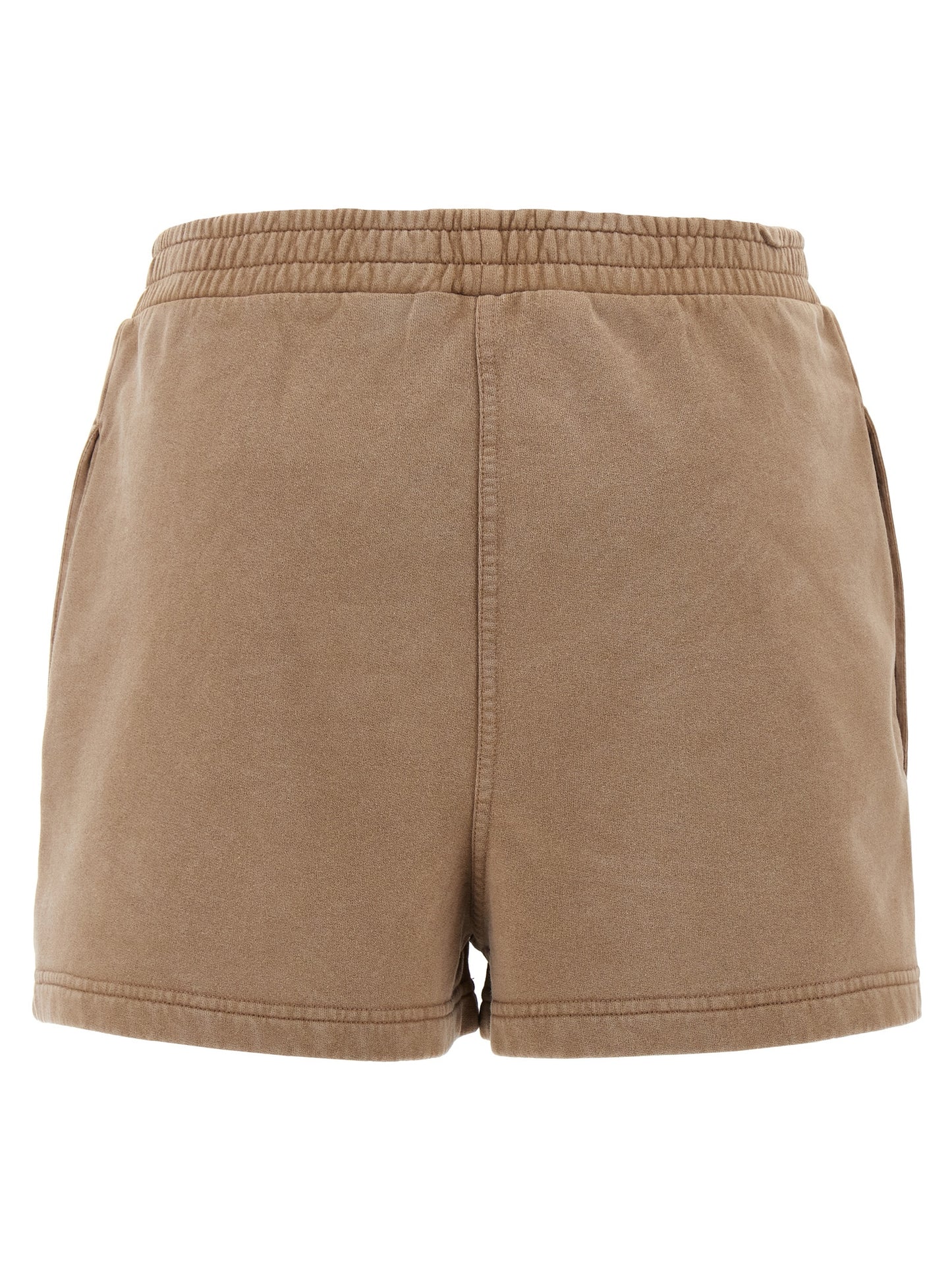 Brown Cotton Bermuda Shorts