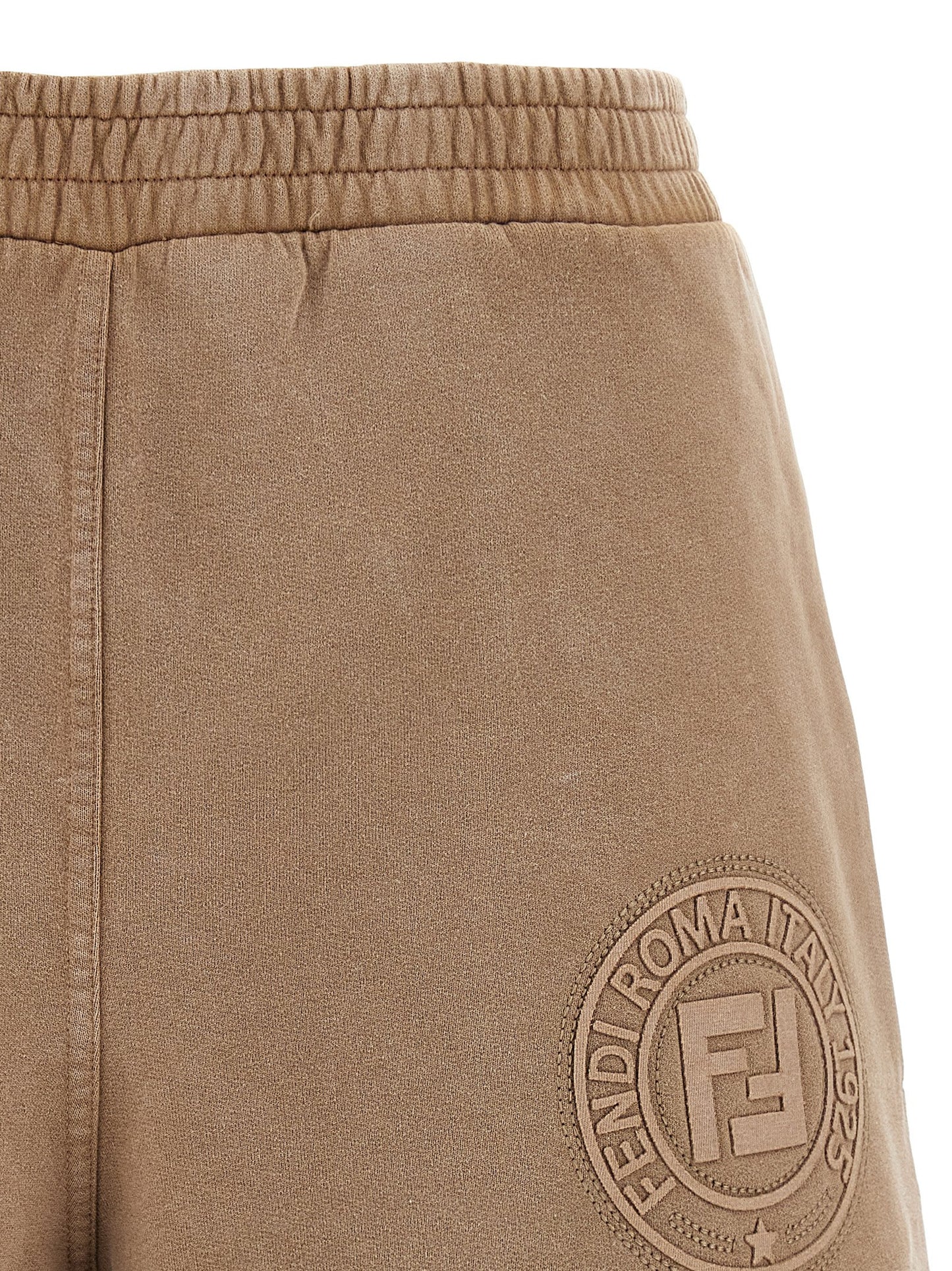 Brown Cotton Bermuda Shorts