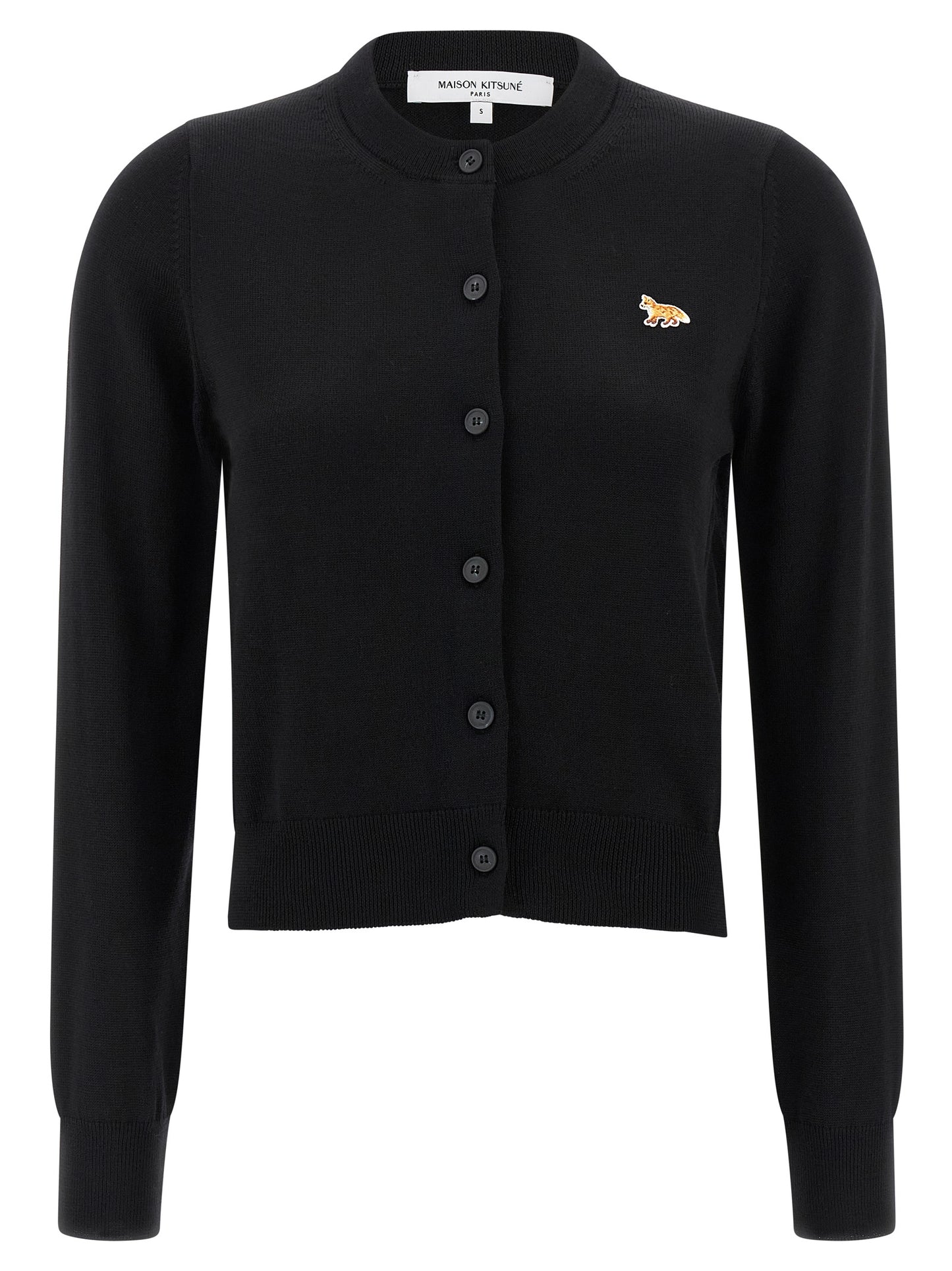 Black Virgin Wool Cardigan