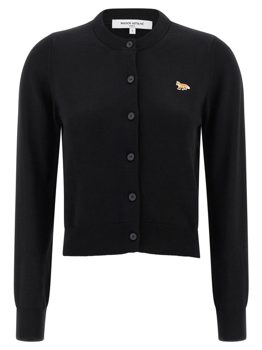 Black Virgin Wool Cardigan