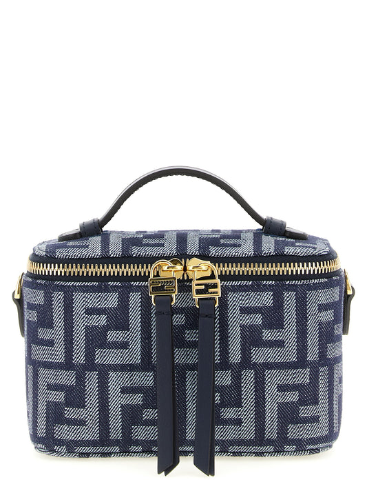 Blue Cotton Handbag