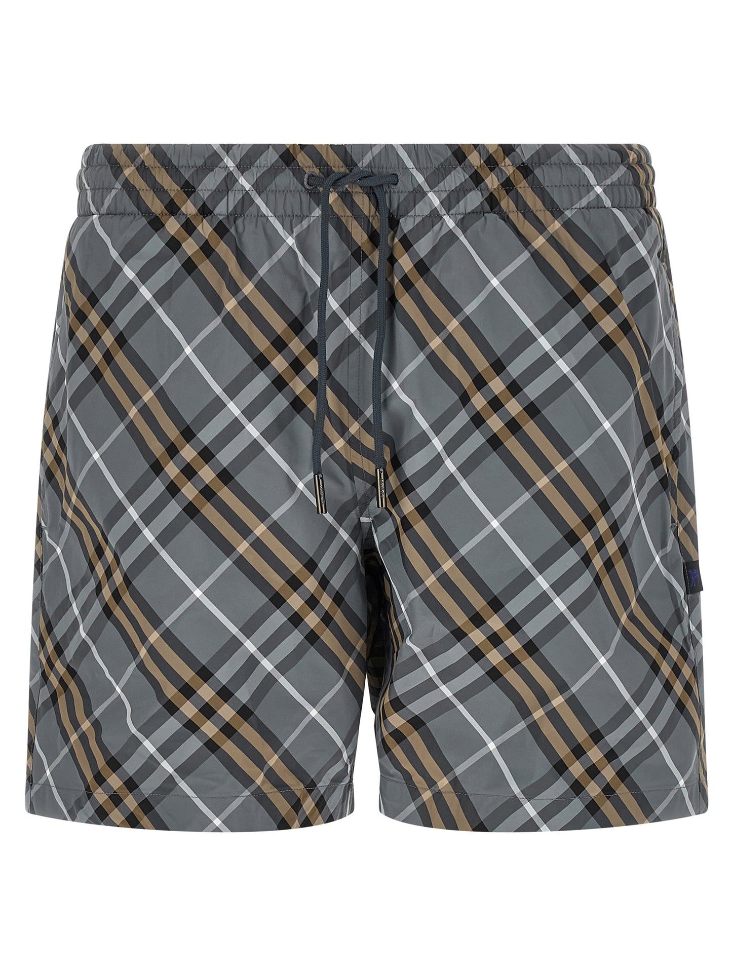 Blue Polyamide Bermuda Shorts