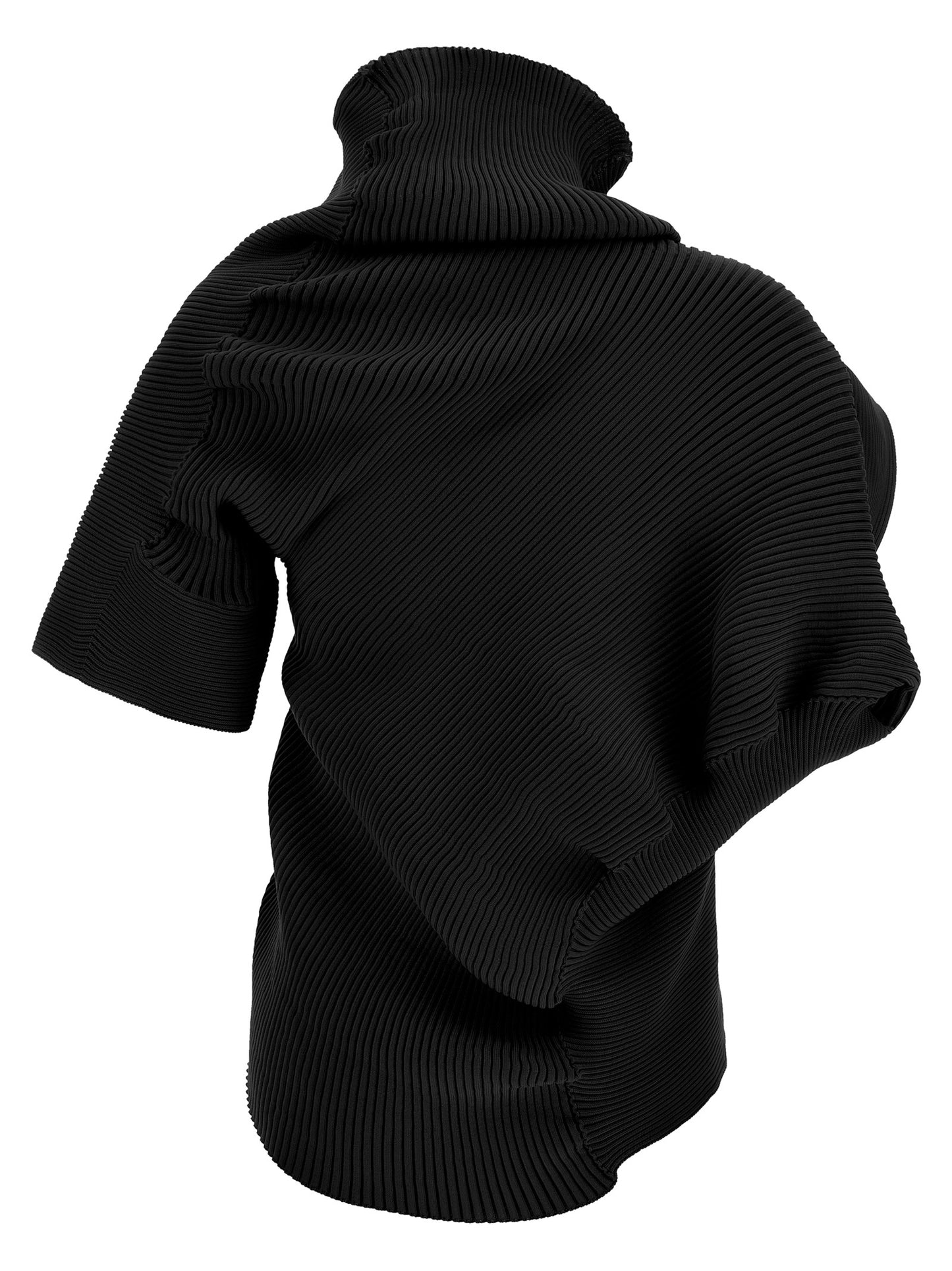 Black Polyester Blouse