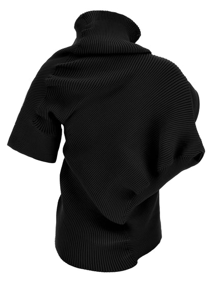 Black Polyester Blouse