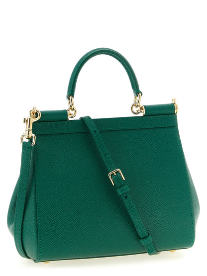 Bicolor Calfskin Handbag