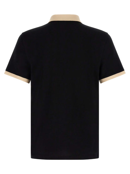 Bicolor Cotton Polo Shirt