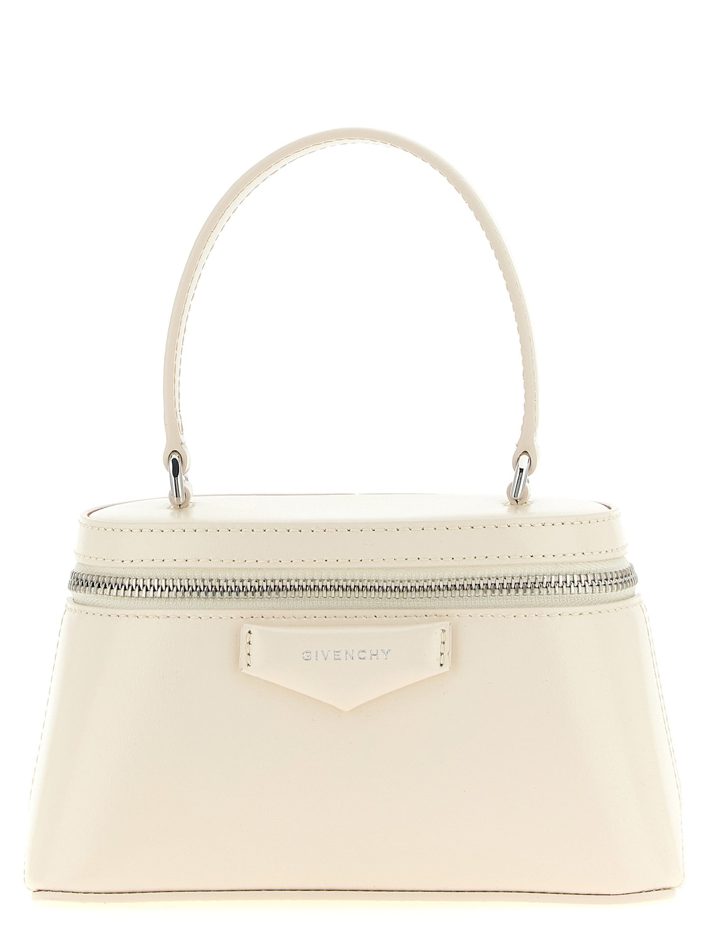 White Leather Crossbody Bag