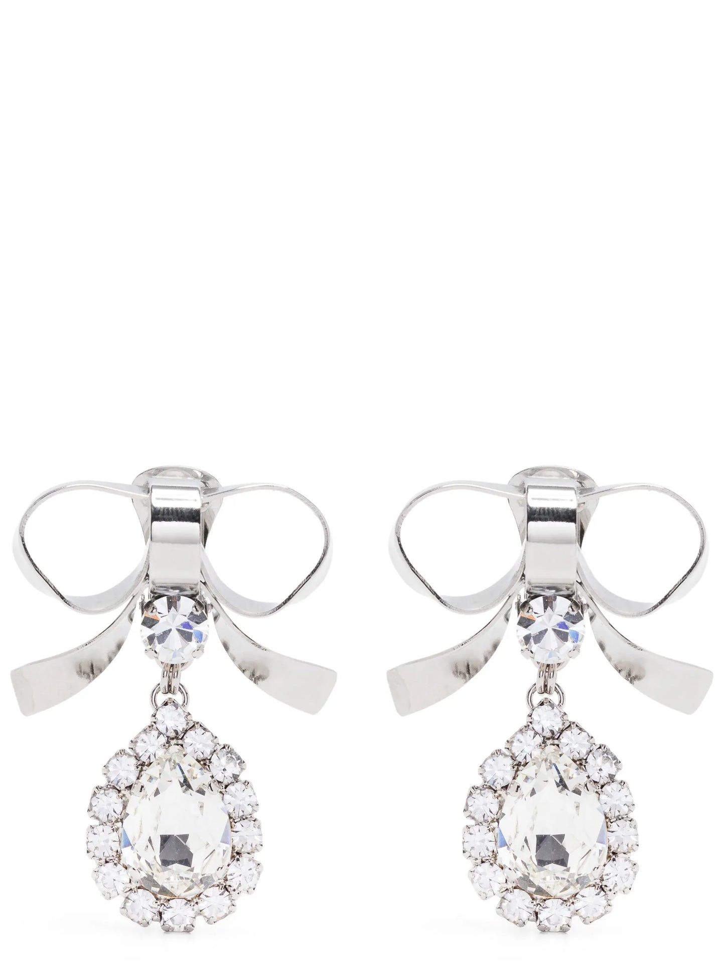 Silver Glass Earrings
