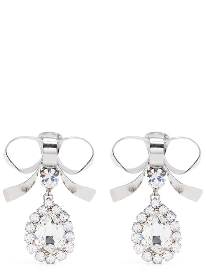 Silver Glass Earrings