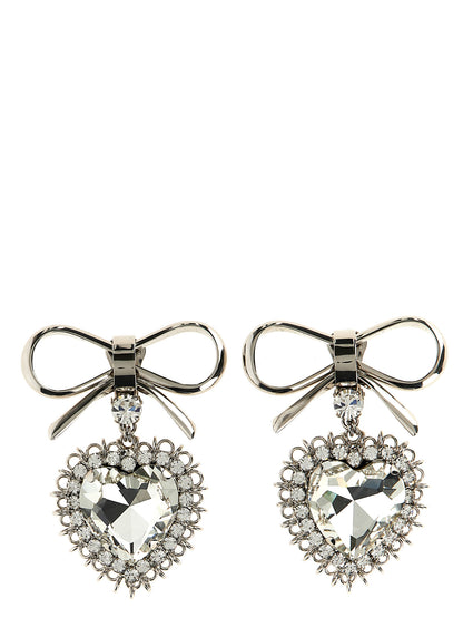 Silver Glass Earrings