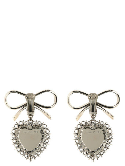 Silver Glass Earrings