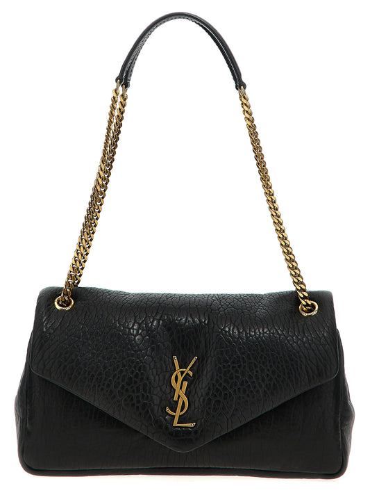 Black Leather Shoulder Bag