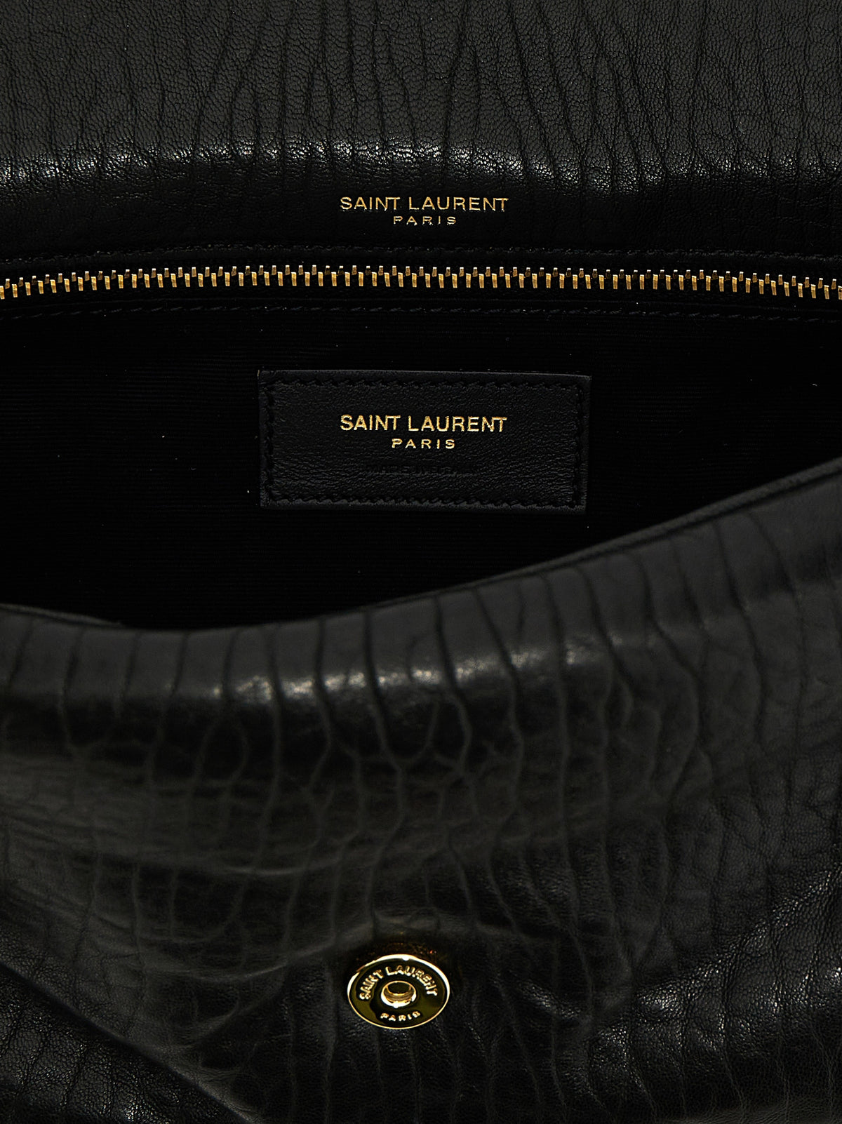 Black Leather Shoulder Bag