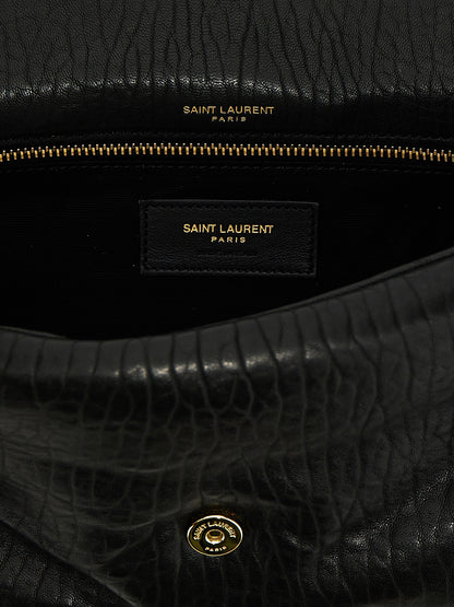 Black Leather Shoulder Bag