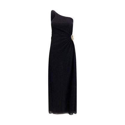 Black Polyamide Cocktail Dress