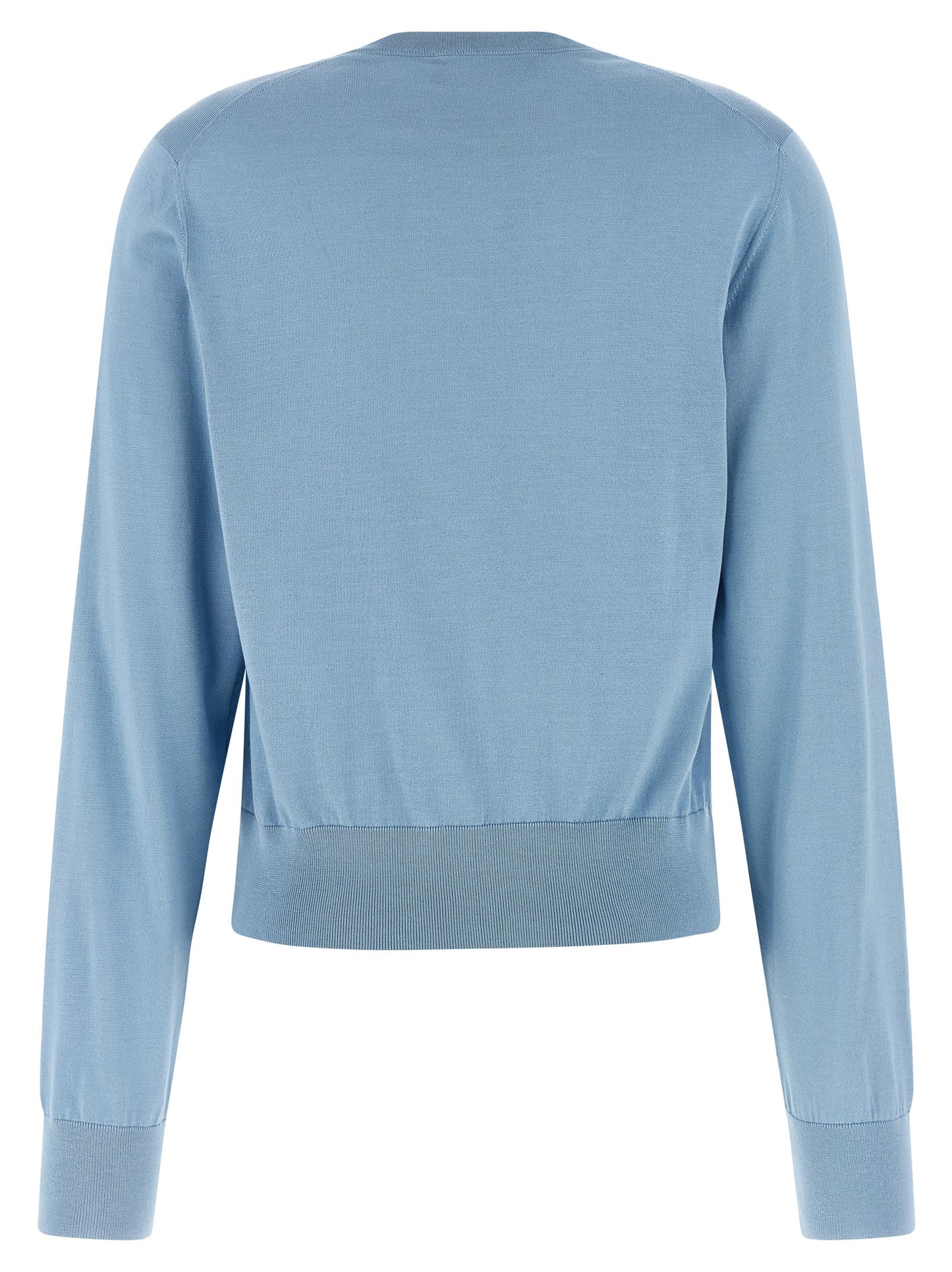 Blue Silk Cardigan