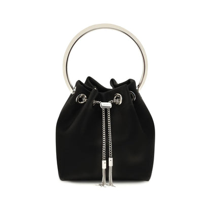 Black Cotton Shoulder Bag