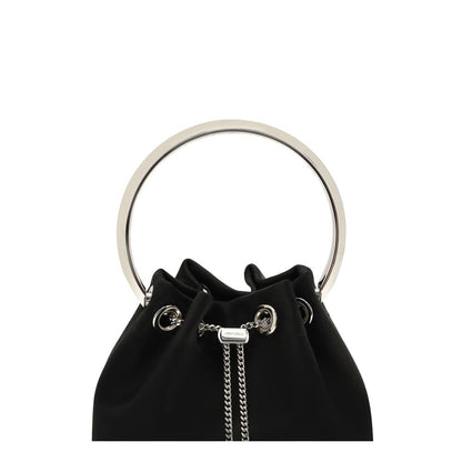 Black Cotton Shoulder Bag