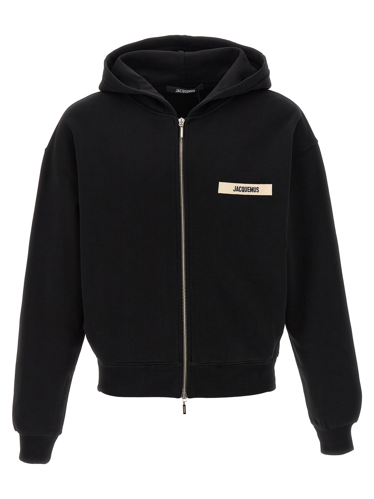 Black Cotton Sweatshirt