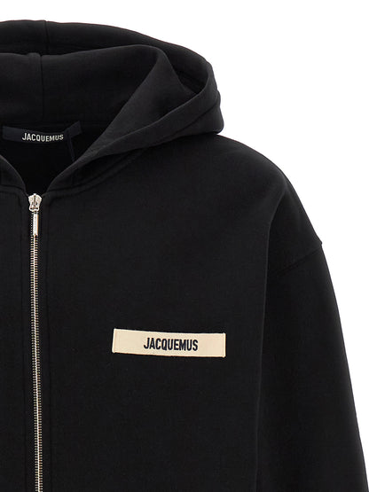 Black Cotton Sweatshirt