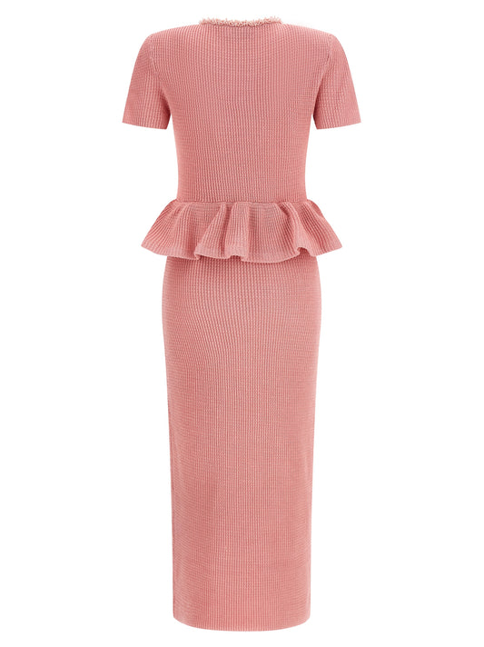 Multicolor Polyester Midi Dress