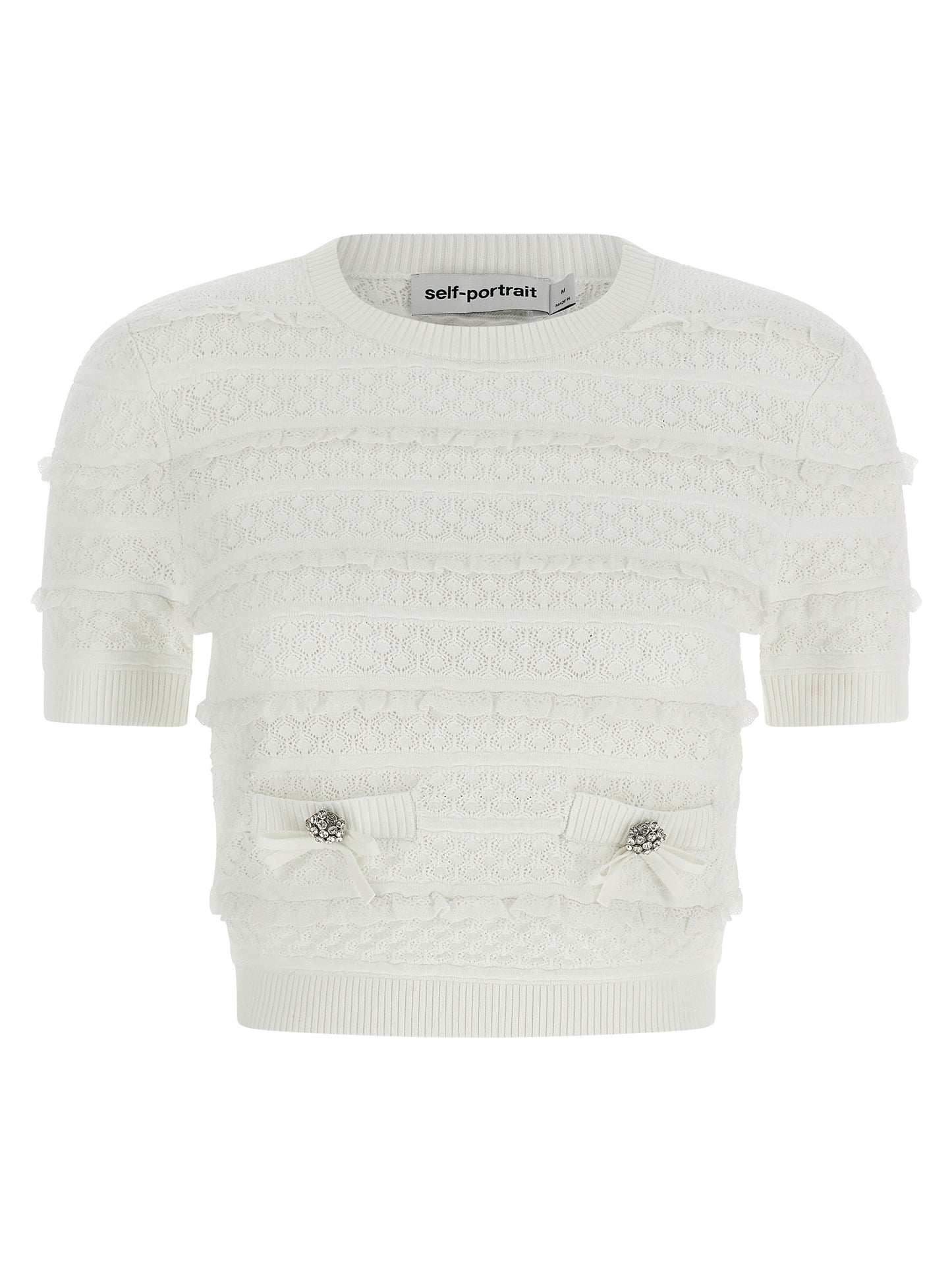 White Viscose Sweatshirt