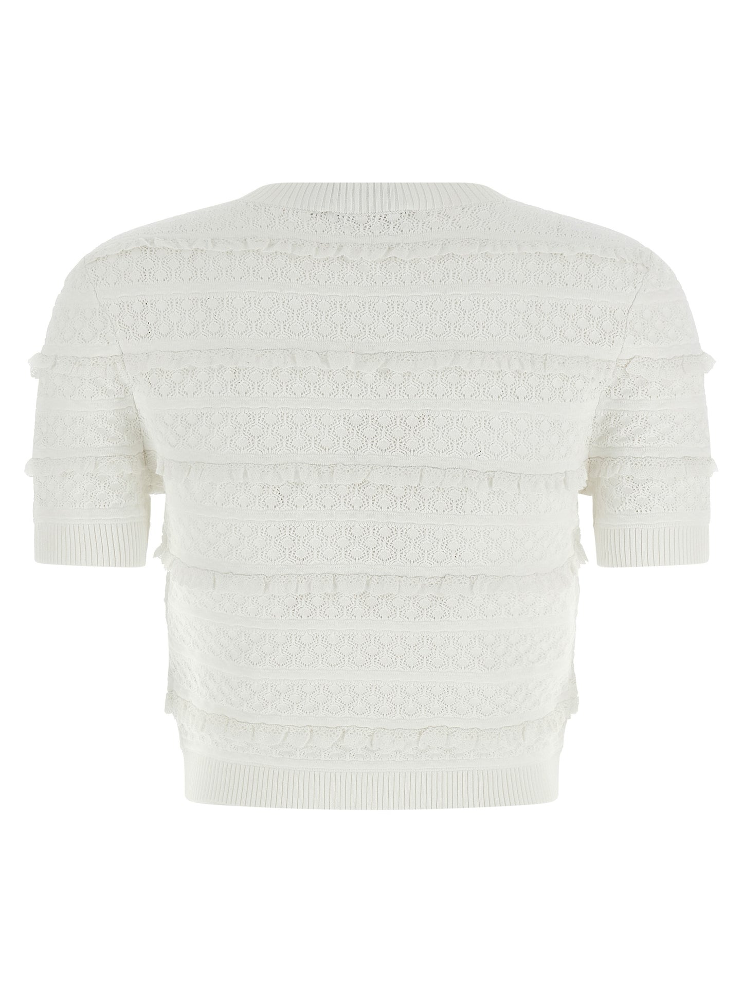 White Viscose Sweatshirt