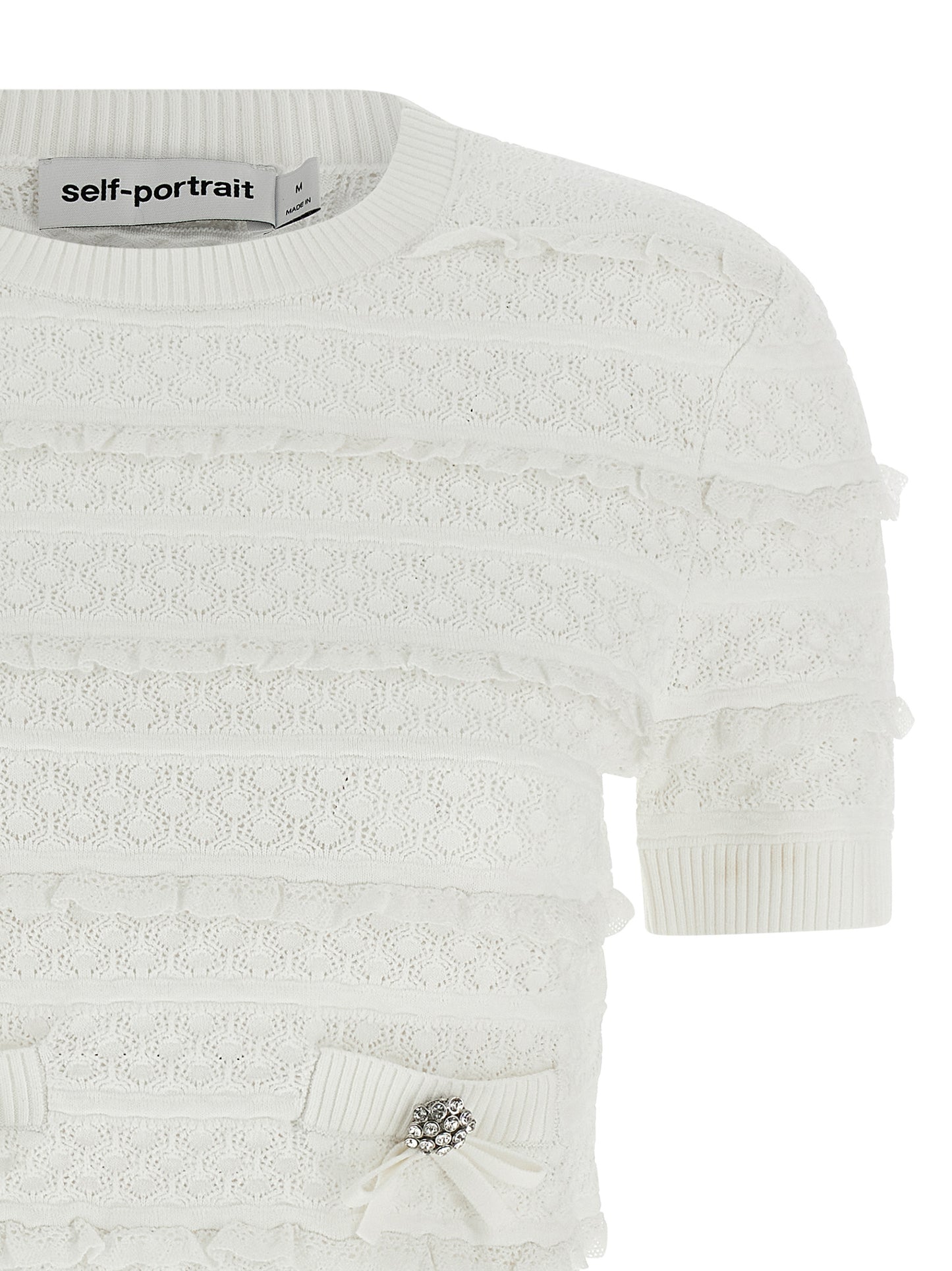 White Viscose Sweatshirt