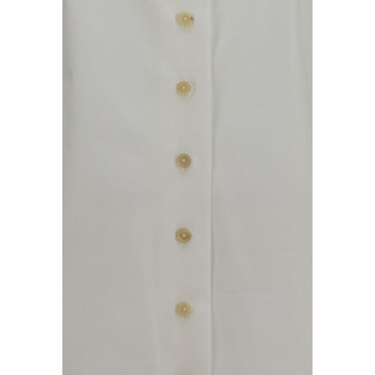 White Cotton Dress Shirt